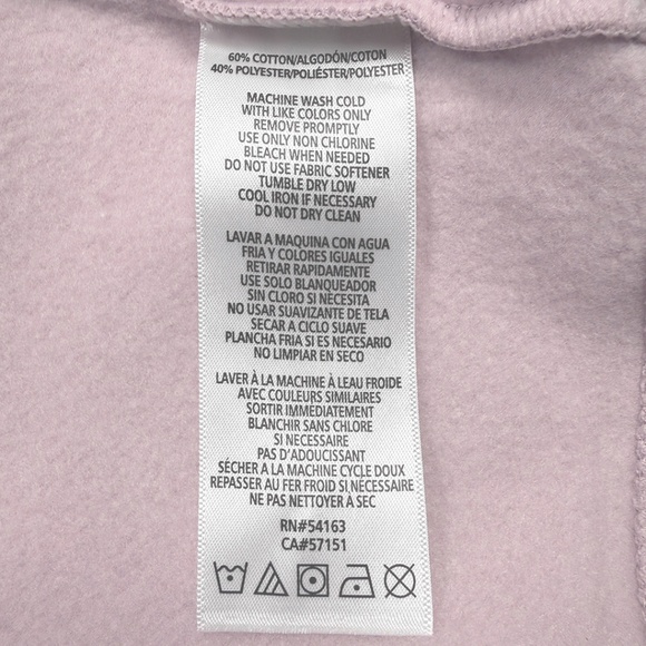 Calvin Klein Logo Sleeve Zip-Up Hoodie - NWT Womens 1X Pale Mauve - #48645-E7 - Picture 3 of 3